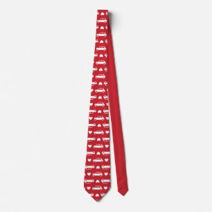 Gravata Vermelho Mini Carros
