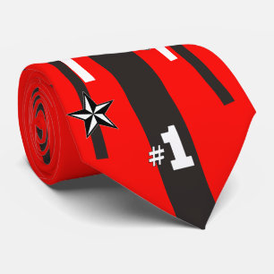 Gravata Vermelho Néctil Mãe de Emergência