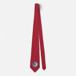 Gravata Vermelho Patriótico EUA Bandeira Americana Poder