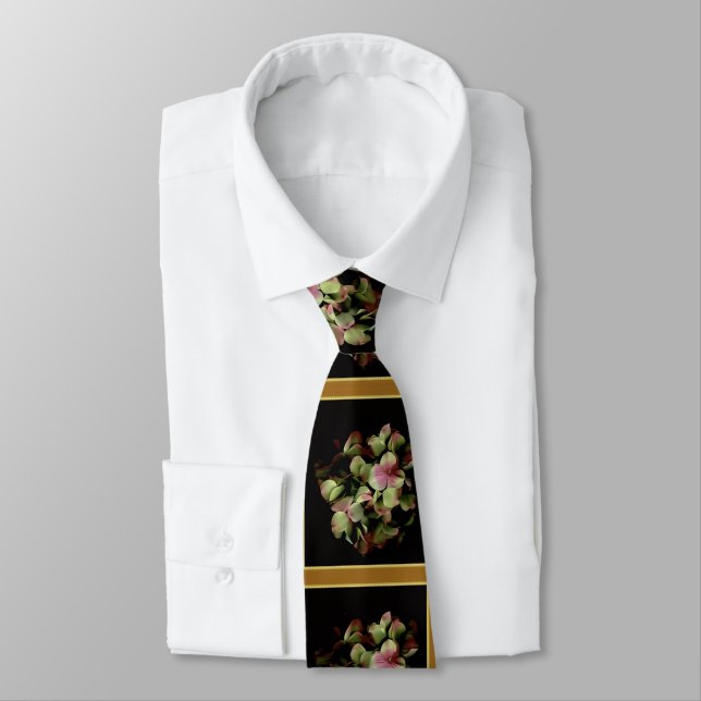 Gravata Vestido Floral Clero (Amarrado)