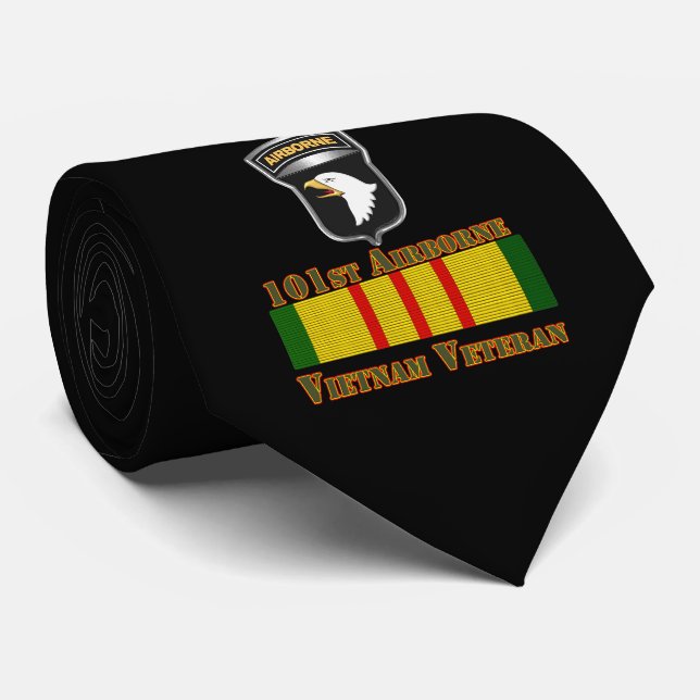 Gravata Veterano da 101ª Divisão Aerotransportada no Vietn (Rolled)