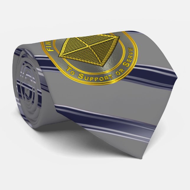 Gravata Veterano do Exército Financeiro (Rolled)