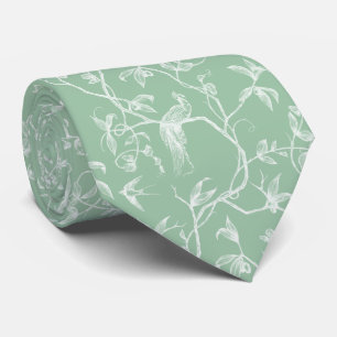 Gravata Viagem ao Toile Verde Chateau Peacock