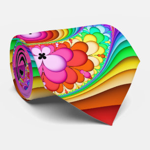 Gravata Viagem Groovy do Fractal