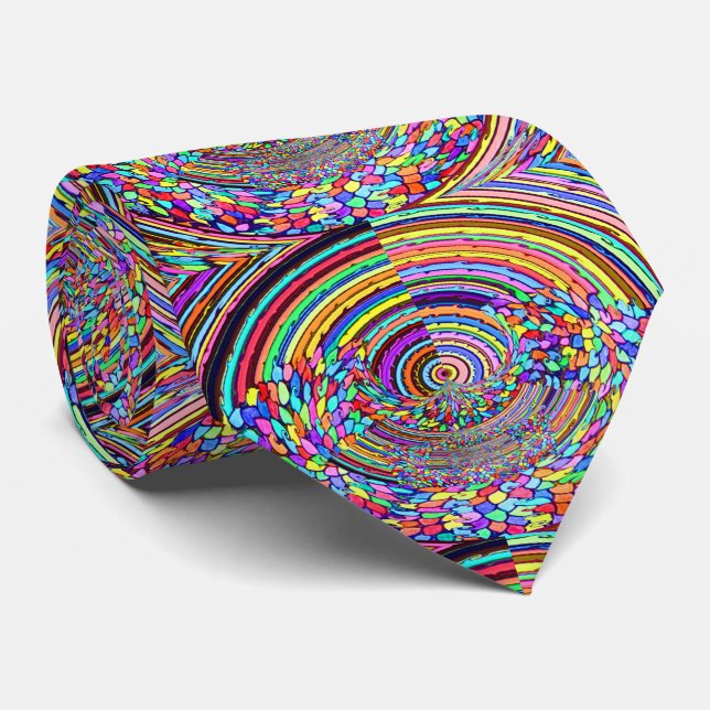 Gravata Viagem Psicodélica (Rolled)