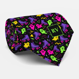 Gravata Víblias De Arcade Halloween Monogramadas