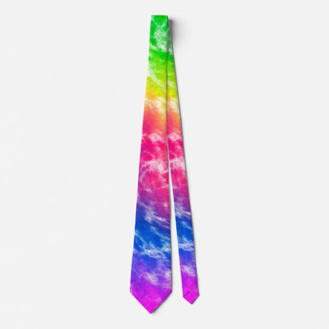Gravata Vibrant Tie Dye (Frente)