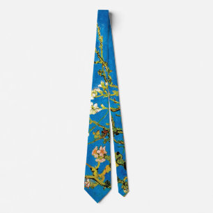 Gravata Vincent Van Gogh - Amendoeira em Flor Arte Fino