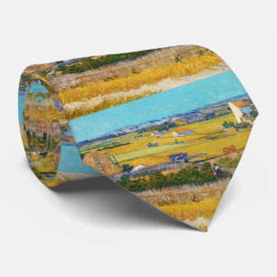 Gravata Vincent van Gogh - Colheita em La Crau