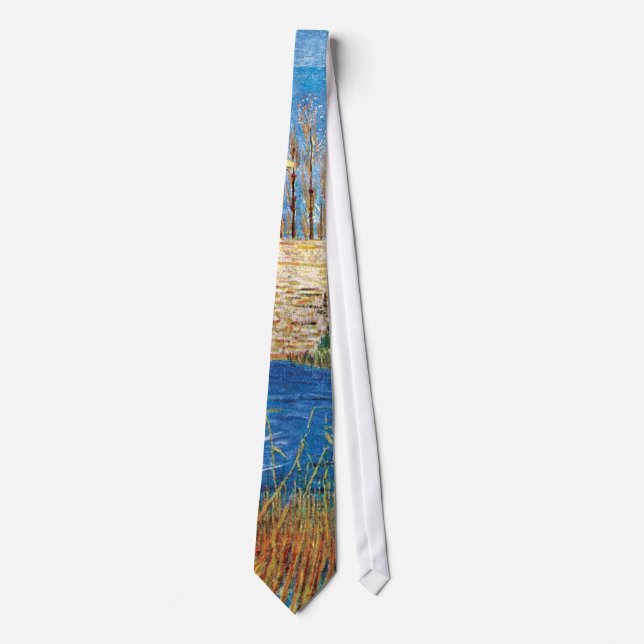 Gravata Vincent Van Gogh - Ponte Langlois Em Arles (Frente)
