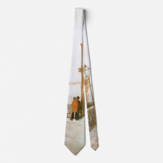 Gravata Vincent van Gogh - Rua e Convés de Observação (Frente)