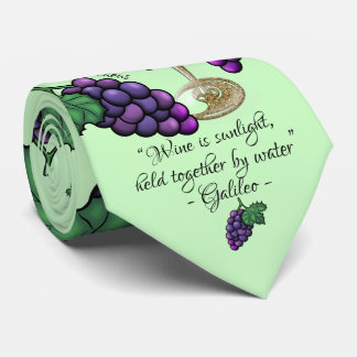 Gravata Vinho Palavras para beber por - Coletor Verde