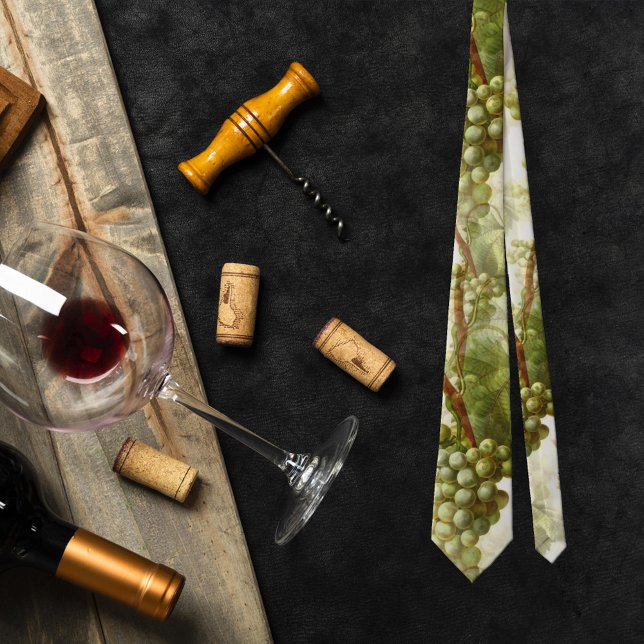 Gravata Vinhos Alojam Uvas Elegantes Design (Criador carregado)