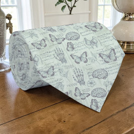 Gravata Vintage Anatomy Science Custom Necktie