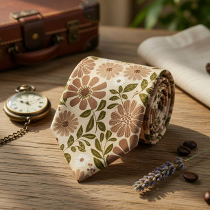 Gravata Vintage Boho Floral