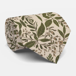 Gravata Vintage Botanical Leaf 