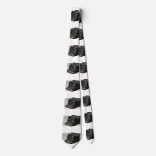 Gravata Vintage Business, Máquina de Escritura Manual