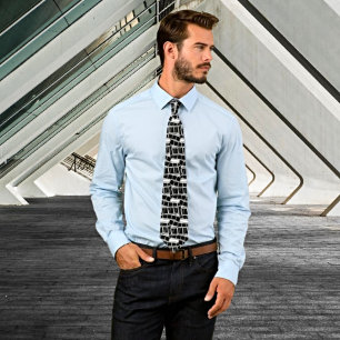 Gravata Vintage Filmstrip - Torneio De Pescoço Retrocinema