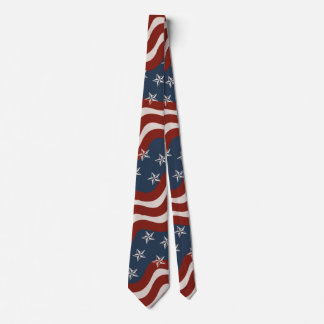 Gravata Vintage inspirou estrelas e stripes patrióticas