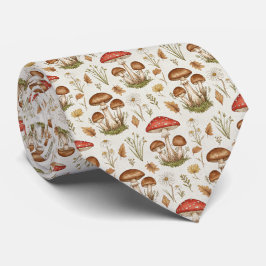 Gravata Vintage Mushroom Botanical