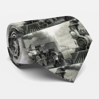 Gravata Vintage Steam Train Nectie