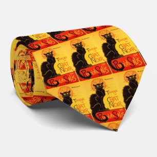 Gravata Vintage Tournee de Chat Noir Black Cat