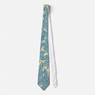 Gravata Vintage William Morris Tulip Floral Design