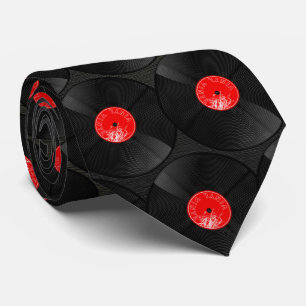 Gravata Vinyl Rhythm – Ritmos Retrô