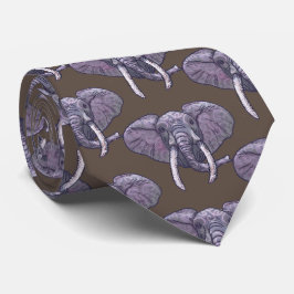 Gravata Violet Elephant Tie