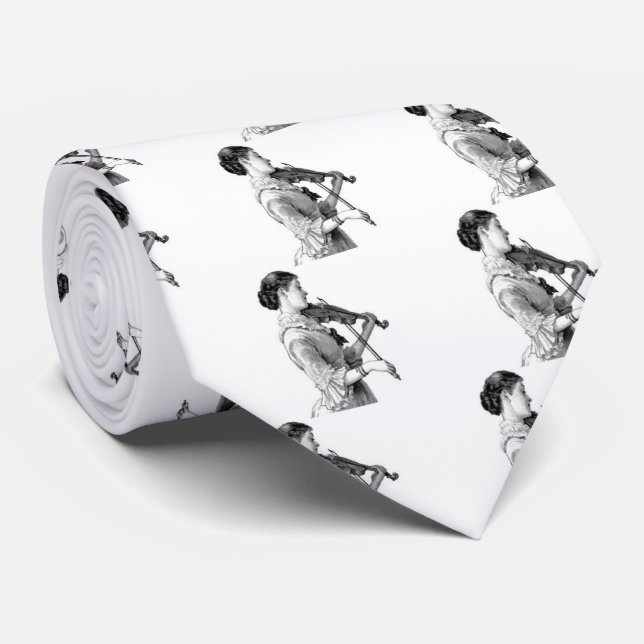 Gravata Violinista Vintage (Rolled)