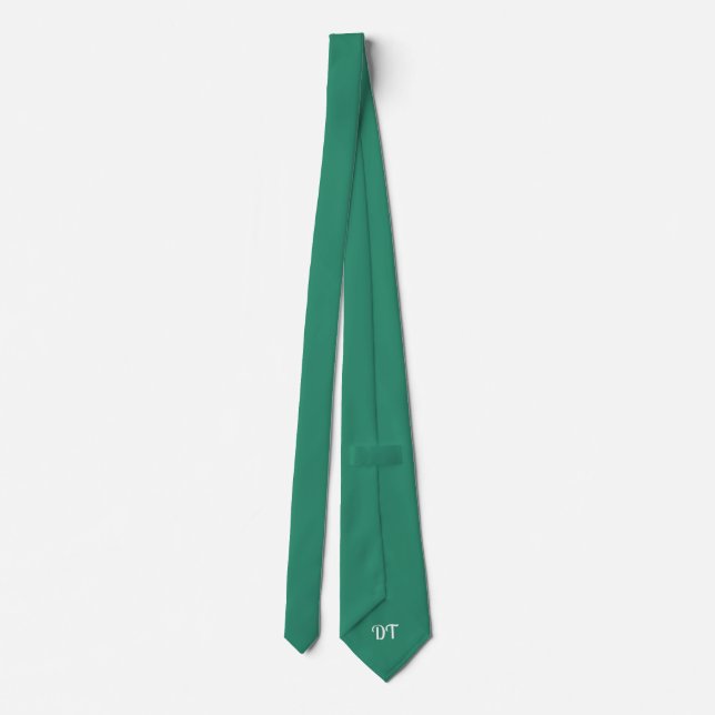 Gravata Viridian Personalizada para Noivo (Verso)