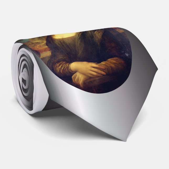 Gravata Vírus Mona Lisa Via Corona (Rolled)