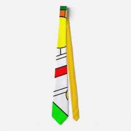 Gravata Vista Moderna de Vidro Estreito