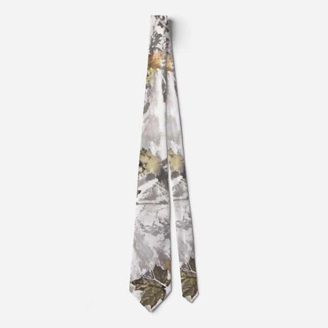 Gravata Visual de Camuflagem para Caça de Inverno (Frente)