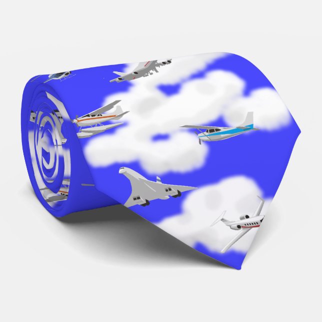 Gravata Voe o laço amigável dos céus (Rolled)