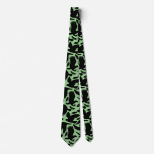 Gravata Voo de Eagles Black.w L Green BG