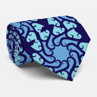 Gravata Vórtice Azul