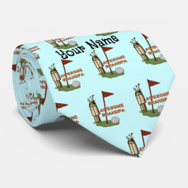 Gravata Vovô Fantástico Golf mens tie