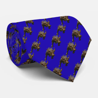 Gravata Wall Street Carregando Tie - Azul BG