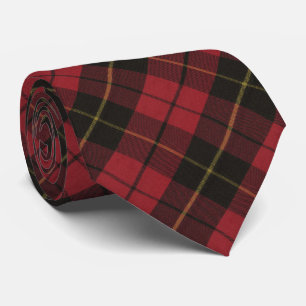 Gravata Wallace Red Weathered Scottish Tartan