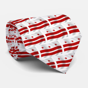 Gravata Washington D.C. Flag Tie