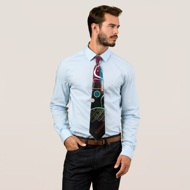 Gravata Wassily Kandinsky - Movimento Uma Abstrato (In Situ)