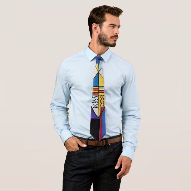 Gravata Wassily Kandinsky - Porta Excelente De Kiev Abstra (In Situ)