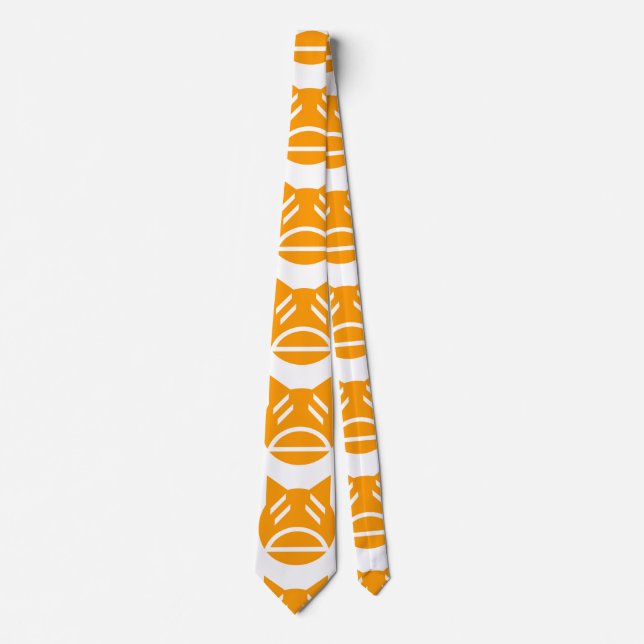 Gravata Weary Emoji Cat (Frente)