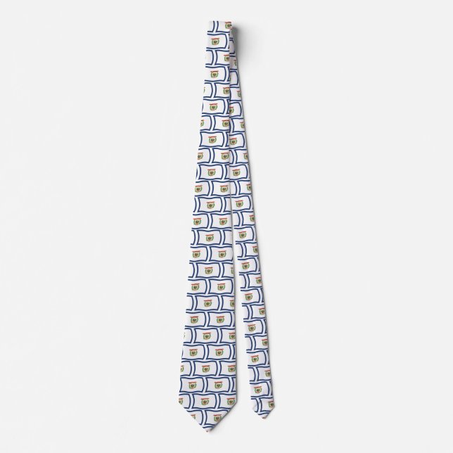 Gravata West Virginia Flag Tie (Frente)