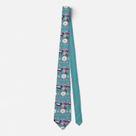 Gravata Western Christmas Donkey Reindeer Neck Tie