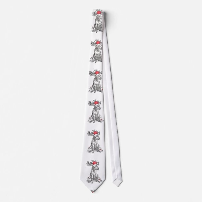 Gravata Whimsical Alaska Christmas Willife Tie (Frente)