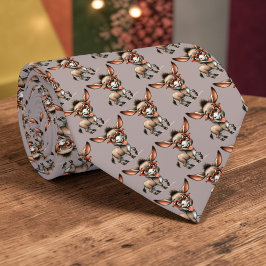 Gravata Whimsical Donkey Custom Necktie Tie