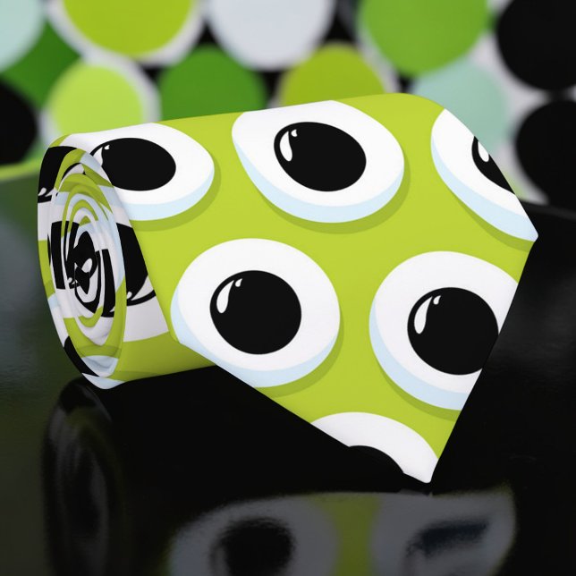 Gravata Whimsical Monsters Fun Custom Necktie Tie (Criador carregado)