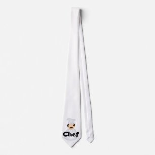 Gravata White Chef Tie